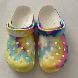 Tie Dye Crocs